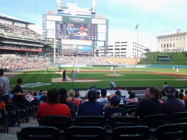 Comerica park, section: 124, row: 19, seat: 12