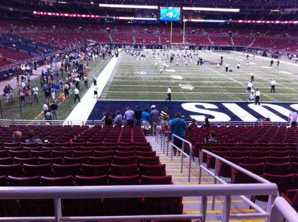 The Dome at America's Center, section: 103LO, row: U, seat: 2