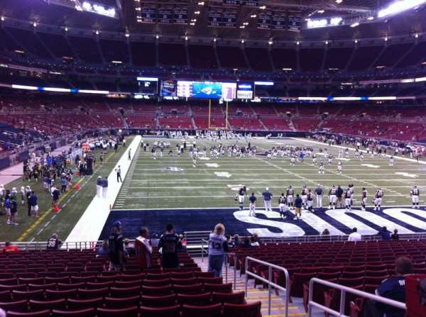 The Dome at America's Center, section: 130LO, row: U, seat: 2