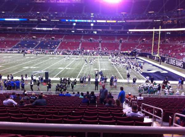 The Dome at America's Center, section: 138LO, row: U, seat: 2