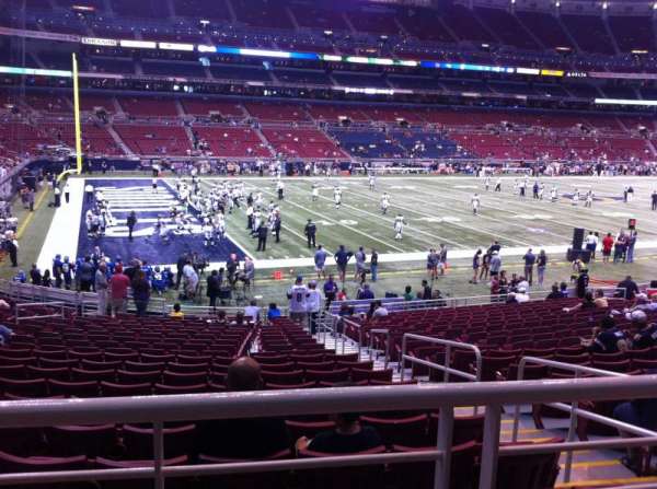 The Dome at America's Center, section: 147LO, row: U, seat: 2