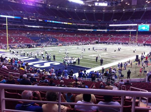 The Dome at America's Center, section: 151LO, row: U, seat: 2