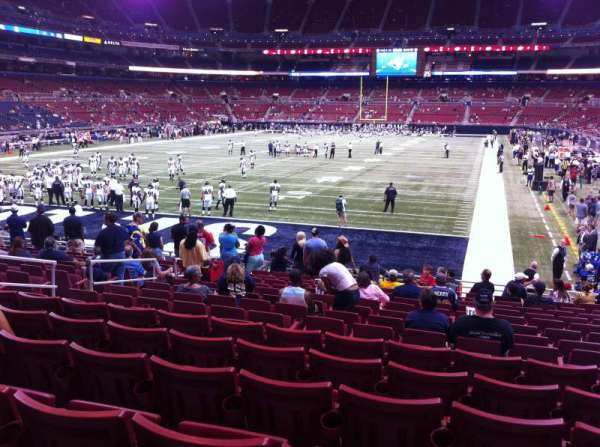 The Dome at America's Center, section: 152LO, row: Q, seat: 12