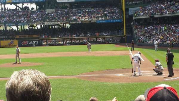 American Family Field, section: 120, row: 12, seat: 5