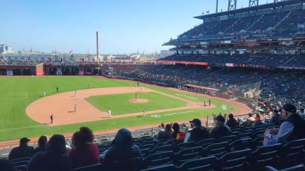 Oracle Park, section: 125, row: 10