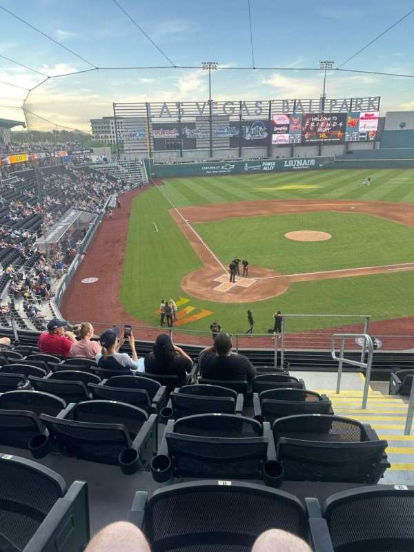 Las Vegas Ballpark, section: 210, row: F, seat: 11