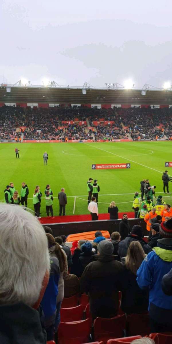 St Mary's Stadium, section: 08, row: N, seat: 0201