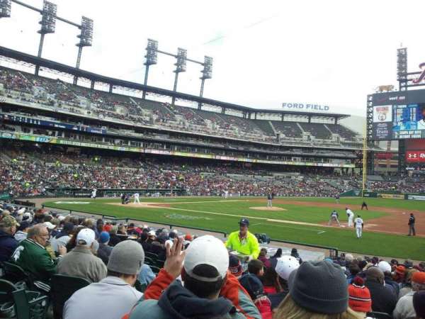 Comerica Park, section: 119, row: 22, seat: 13