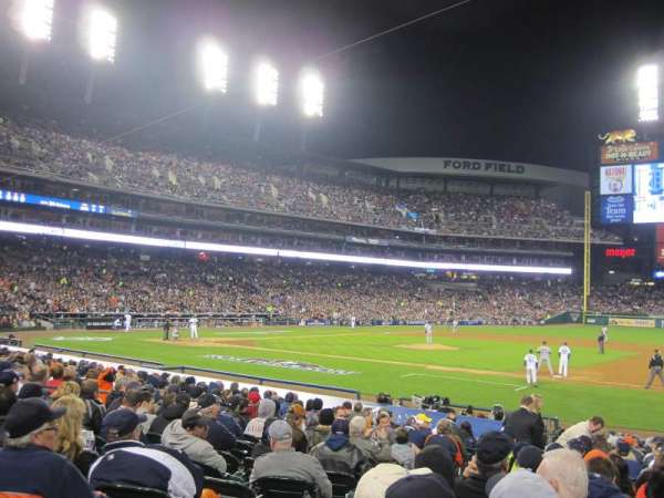 Comerica Park, section: 119, row: 22, seat: 13