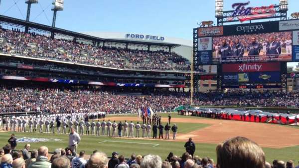 Comerica Park, section: 119, row: 22, seat: 14