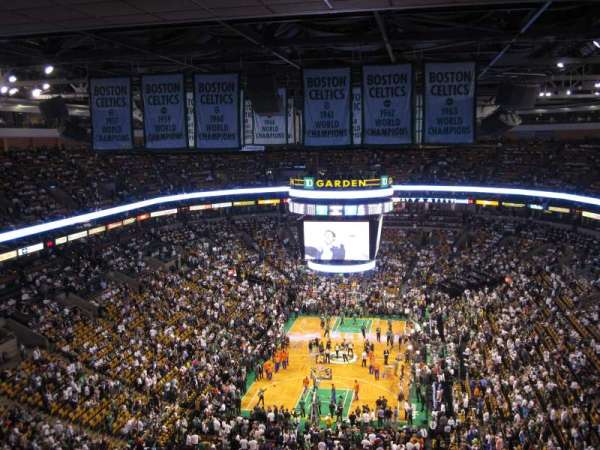 TD Garden, section: 308, row: 15, seat: 6