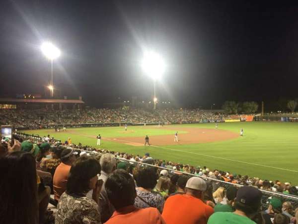 Scottsdale Stadium, section: Blc B, row: 12, seat: 17