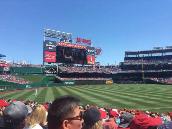 Nationals Park, section: 109, row: U, seat: 2