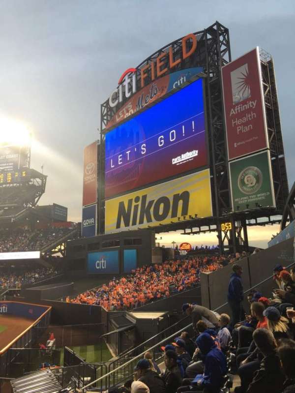 Citi Field, section: 101, row: 10, seat: 8