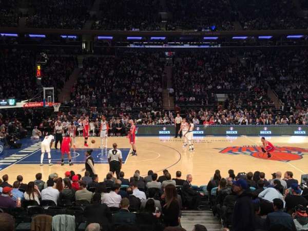 Madison Square Garden, section: 116, row: 7, seat: 19