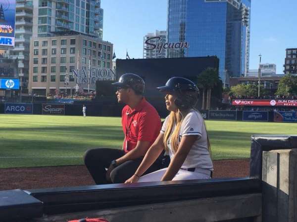 Petco Park, section: 115, row: 2, seat: 22