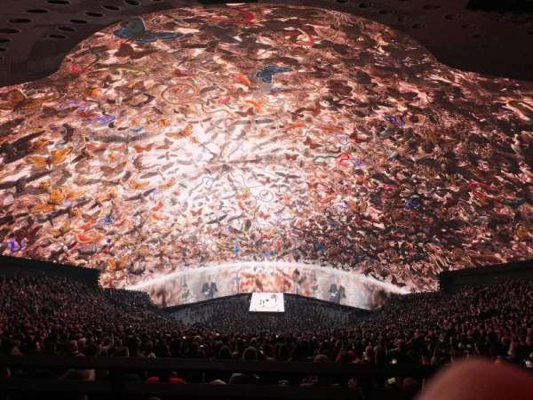 The Sphere, Vegas, section: 406, row: WC, seat: 18