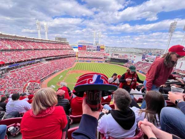 Great American Ball Park, section: 529, row: K, seat: 3