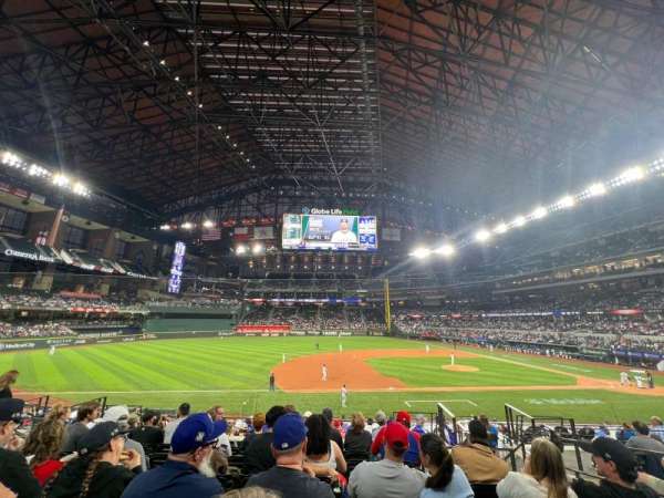 Globe Life Field, section: 7, row: 16, seat: 12