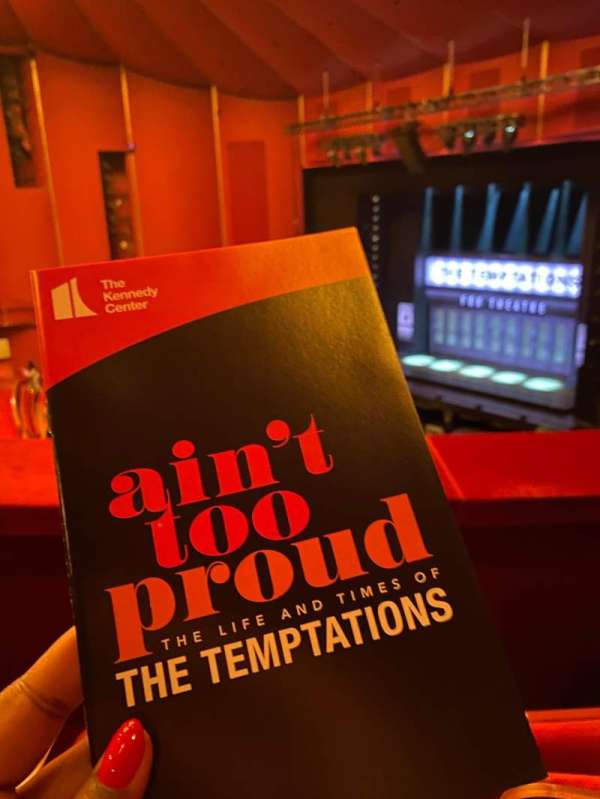 The Kennedy Center Opera House, section: Tier 1 R, row: B, seat: 6
