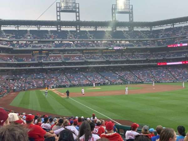 Citizens Bank Park, section: 108, row: 22, seat: 12
