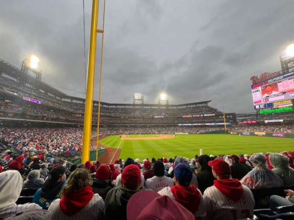 Citizens Bank Park, section: 106, row: 13, seat: 17