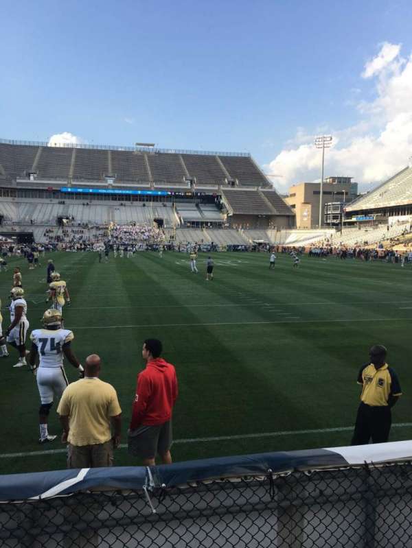Bobby Dodd Stadium, section: 135, row: 4, seat: 21