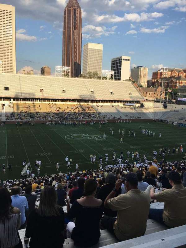 Bobby Dodd Stadium, section: 108, row: 48, seat: 24
