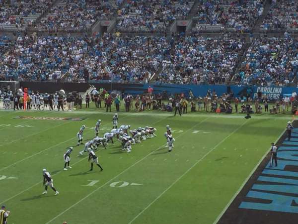 Bank of America Stadium, section: 311, row: 9, seat: 7