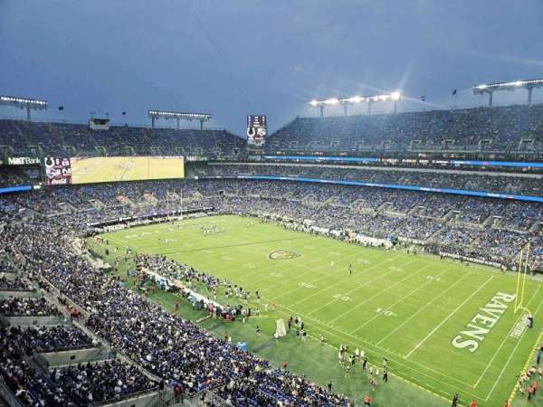 M&T Bank Stadium, section: 521, row: 1, seat: 11