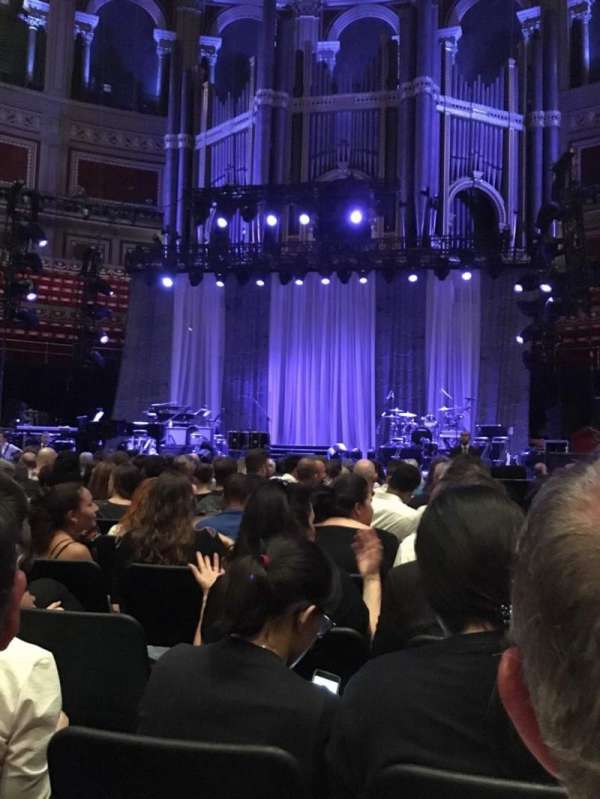 Royal Albert Hall, section: E, row: 16, seat: 25