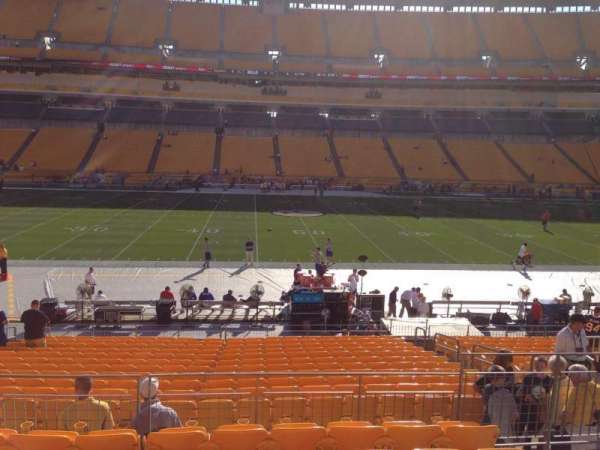 Acrisure Stadium, section: 110, row: S, seat: 10