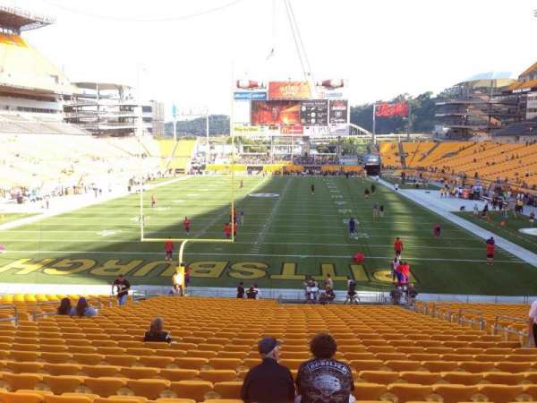 Acrisure Stadium, section: 123, row: AA, seat: 10