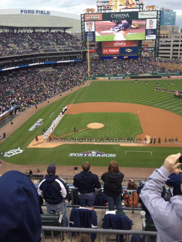 Comerica Park, section: 322, row: 3, seat: 11