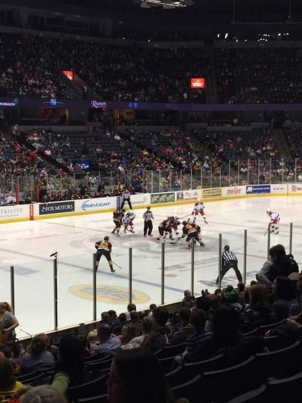 Van Andel Arena, section: 110, row: R, seat: 15