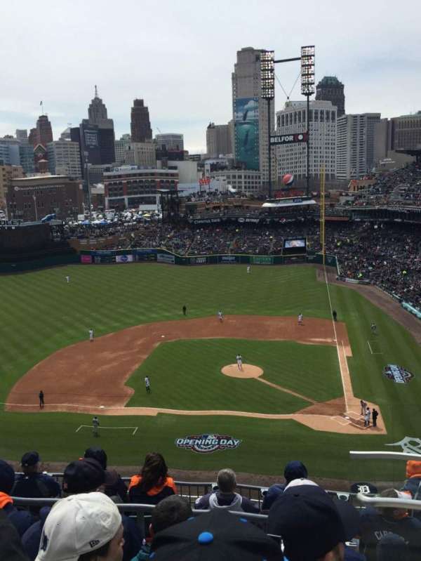 Comerica Park, section: 332, row: 4, seat: 5