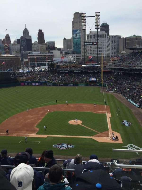 Comerica Park, section: 332, row: 4, seat: 5