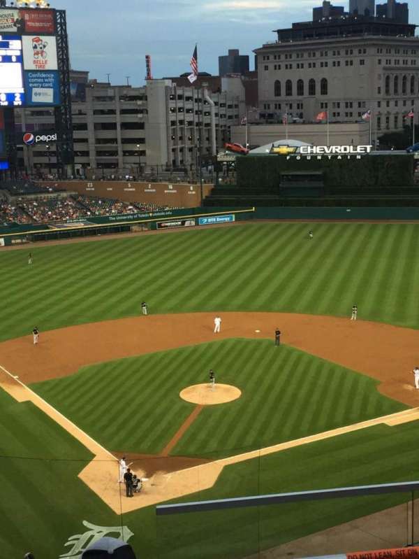 Comerica Park, section: 326, row: 4, seat: 5