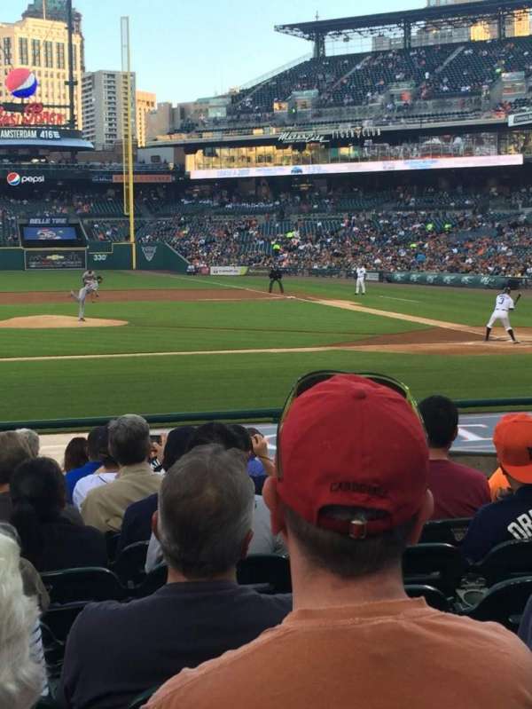Comerica Park, section: 133, row: 18, seat: 6