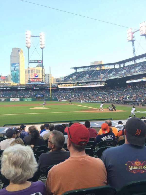 Comerica Park, section: 133, row: 18, seat: 6