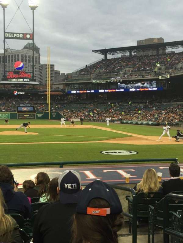 Comerica Park, section: 133, row: 14, seat: 2