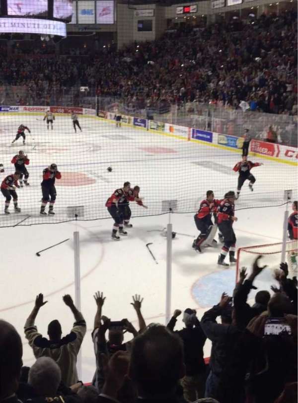 WFCU Centre, section: 110, row: H, seat: 4