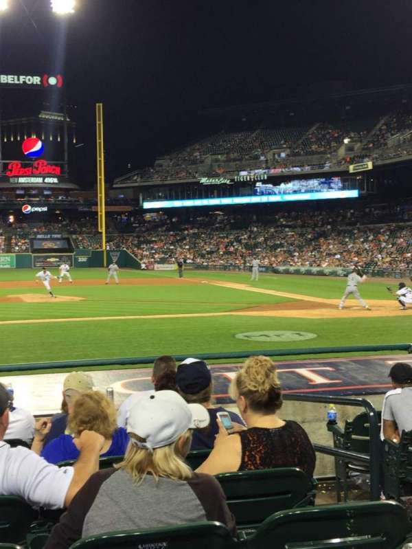Comerica Park, section: 133, row: 14, seat: 3