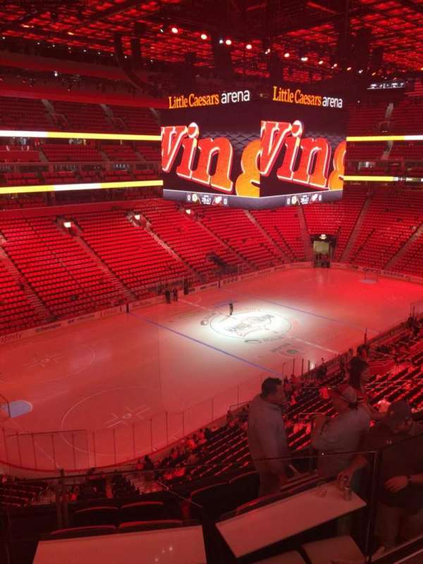 Little Caesars Arena, section: M33, row: 2, seat: 9