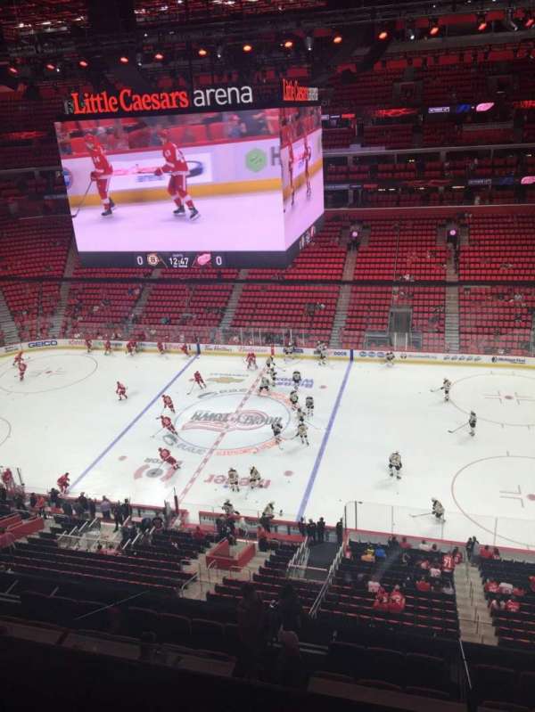 Little Caesars Arena, section: 225, row: 1, seat: 14