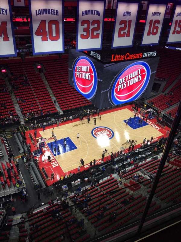 Little Caesars Arena, section: G21, row: 1, seat: 6