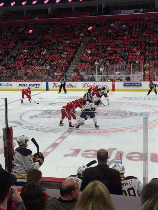 Little Caesars Arena, section: 122, row: 7, seat: 1