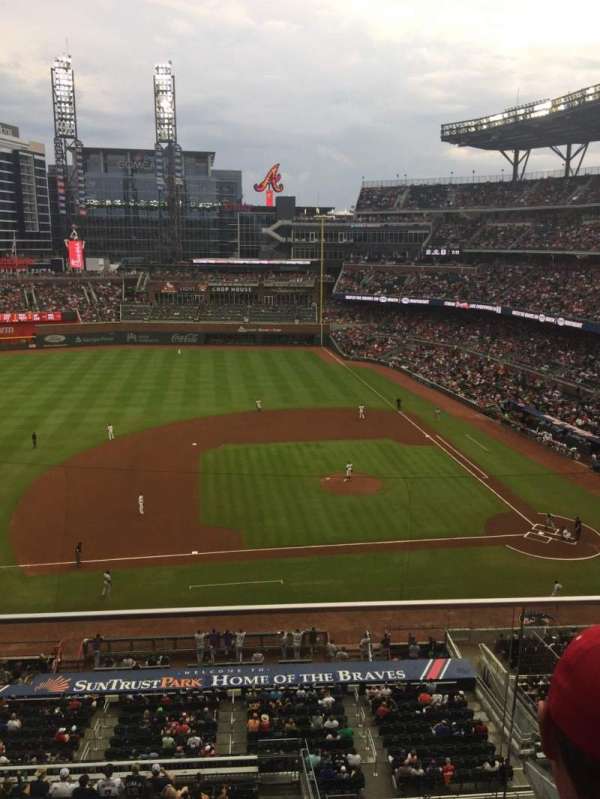 Truist Park, section: 331, row: 2, seat: 21