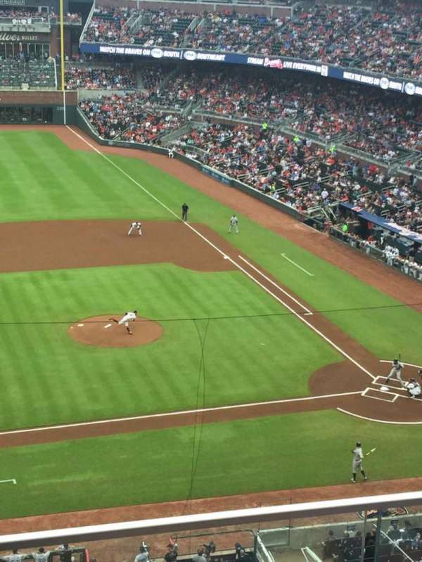 Truist Park, section: 331, row: 2, seat: 21