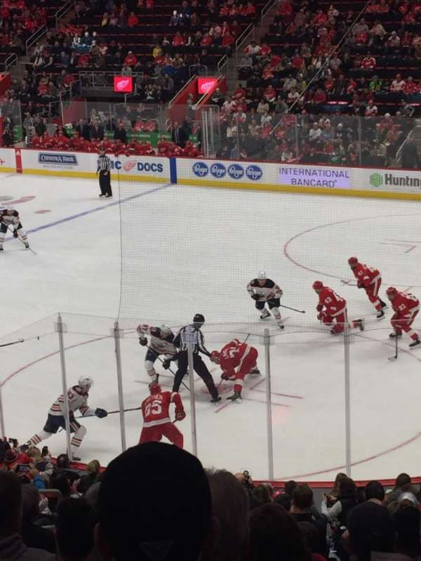 Little Caesars Arena, section: 105, row: 19, seat: 14